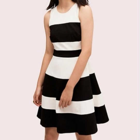 kate spade Dresses & Skirts - kate spade ♠️ Stripe Ponte A-line Dress NWT